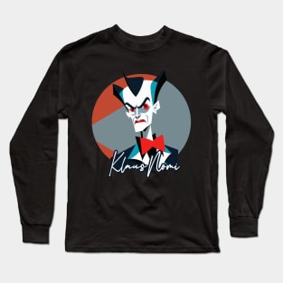 Klaus Nomi / Retro Fan Art Design Long Sleeve T-Shirt